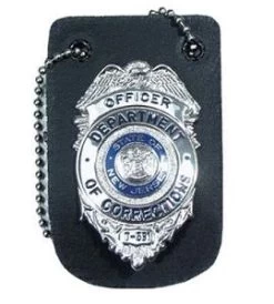 Leather Oval Neck Badge Holder