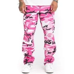 Pink Camo Pants -Fashion-Military Uniform pink camo pants 4