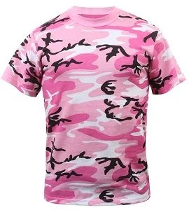 Pink Camouflage T Shirt 1 Pink Camouflage T Shirt