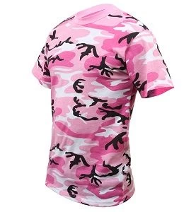Pink Camouflage T Shirt 3 Pink Camouflage T Shirt - Image 3