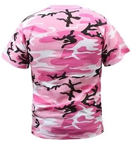Pink Camouflage T Shirt 4 Pink Camouflage T Shirt - Image 4