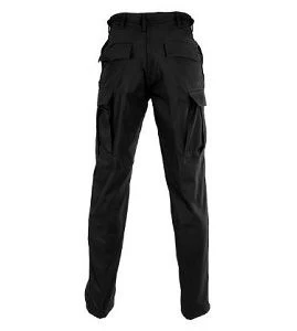 Black Poly Cotton Twill BDU Pants 1 Black Poly Cotton Twill BDU Pants