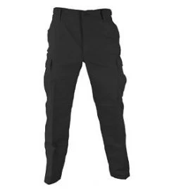 Black Poly Cotton Twill BDU Pants 5 Black Poly Cotton Twill BDU Pants -Fashion-Military Uniform poly cotton twill bdu pants black