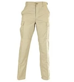 Khaki Poly/Cotton Twill BDU Pants