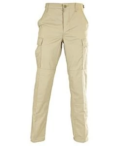 Khaki Poly/Cotton Twill BDU Pants 1 Khaki Poly/Cotton Twill BDU Pants