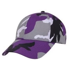 Supreme Camo Low Profile Baseball Caps -Fashion-Military Uniform purple camo baseball cap