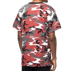 Red Camo T-Shirts -Fashion-Military Uniform red camo t shirt 2