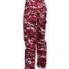 Red Digital Camo Cargo Pants