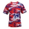 Red White And Blue Camo T Shirt