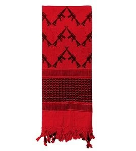 Crossed Rifle Shemagh Scarf 5 Crossed Rifle Shemagh Scarf - Image 5