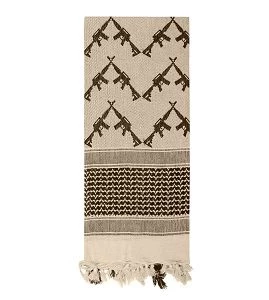 Crossed Rifle Shemagh Scarf 6 Crossed Rifle Shemagh Scarf - Image 6