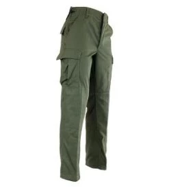 OD Green 100% Cotton Ripstop Fatigue Pants -Fashion-Military Uniform ripstop bdu pants olive 3