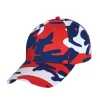 Red / White / Blue Camo Baseball Cap