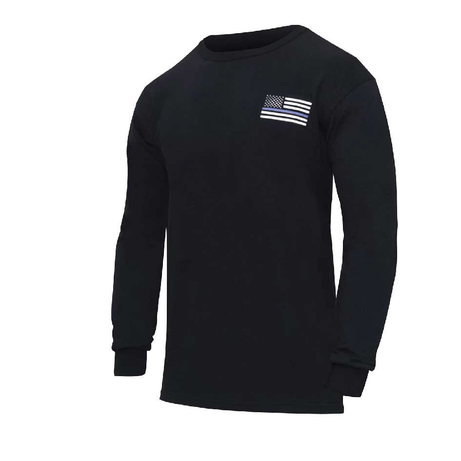 Thin Blue Line Honor And Respect Long Sleeve T-Shirt 1 Thin Blue Line Honor And Respect Long Sleeve T-Shirt