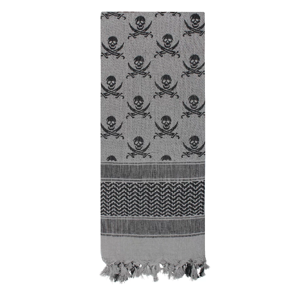 Skull Shemagh Tactical Desert Scarf 3 Skull Shemagh Tactical Desert Scarf - Image 3