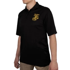 US Marine Corps Moisture Wicking Polo Shirt -Fashion-Military Uniform rot512