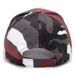 Red Camo Baseball Hat Cap