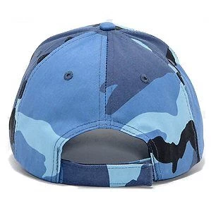 Sky Blue Camo Baseball Hat Cap 2 Sky Blue Camo Baseball Hat Cap - Image 2