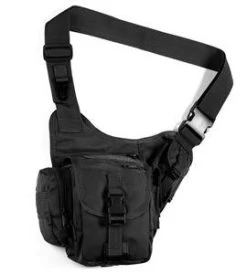 Military-Style Sidekick Sling Bag 9 Military-Style Sidekick Sling Bag -Fashion-Military Uniform sidekick sling bag black