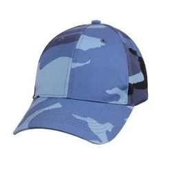 Supreme Camo Low Profile Baseball Caps -Fashion-Military Uniform sky blue camo adjustable ball cap