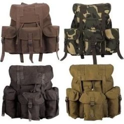 GI Style Heavyweight Small Canvas ALICE Pack -Fashion-Military Uniform small canvas alice pack