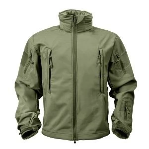 OD Green Tactical Soft Shell Jacket 2 OD Green Tactical Soft Shell Jacket - Image 2