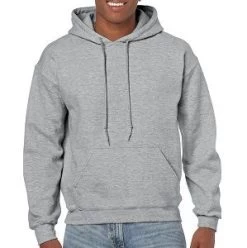 Air Force Hoodie Sweatshirt Grey -Fashion-Military Uniform sport grey hoodie front 2