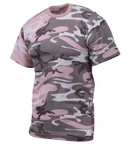 Subdued Pink Camo T-Shirts 2 Subdued Pink Camo T-Shirts - Image 2