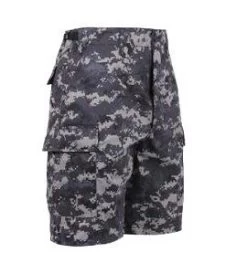 Subdued Urban Digital Camo, 6 Pockets, Button Fly - Camo Shorts -Fashion-Military Uniform subdued urban digital camo bdu shorts front2 1