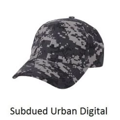 Supreme Camo Low Profile Baseball Caps -Fashion-Military Uniform subdued urban digital camo cap 1
