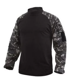 Subdued Urban Digital Camo Fire Retardant NYCO Combat Shirt