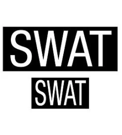 SWAT Back Patch Set