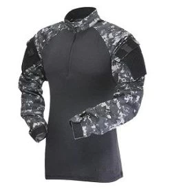 Urban Digital Camo TRU 1/4 ZIP Tactical Response Combat Shirt