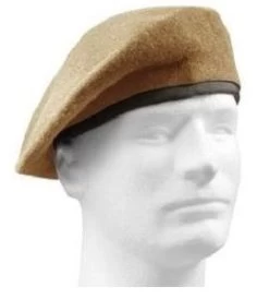 US Military Wool Tan Beret