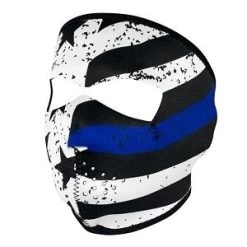 Thin Blue Line Neoprene Full Face Mask
