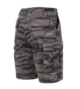 Tiger Stripe Camo, Button Fly, 6 Pockets, Perfect Fit - BDU Shorts 2 Tiger Stripe Camo, Button Fly, 6 Pockets, Perfect Fit - BDU Shorts - Image 2
