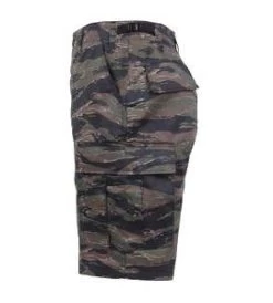 Tiger Stripe Camo, Button Fly, 6 Pockets, Perfect Fit - BDU Shorts 8 Tiger Stripe Camo, Button Fly, 6 Pockets, Perfect Fit - BDU Shorts -Fashion-Military Uniform tiger stripe camo bdu shorts left 1
