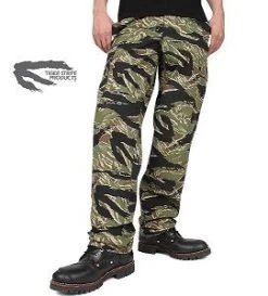 Vietnam Tiger Stripe 100% Cotton Ripstop BDU Pants -Fashion-Military Uniform tiger stripe products 1