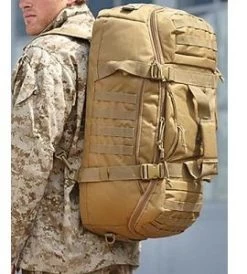 Traveler Duffle Bag Three Reinforced Carry Handles - 25 Inch Duffel -Fashion-Military Uniform traveler duffle bag back