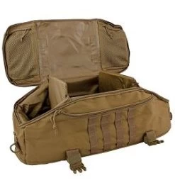 Traveler Duffle Bag Three Reinforced Carry Handles - 25 Inch Duffel -Fashion-Military Uniform traveler duffle bag open