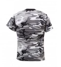 City Camo T Shirt -Fashion-Military Uniform urban camo tshirt back