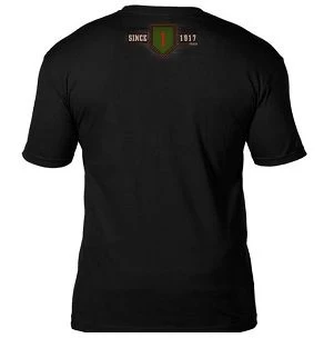 US Army 1st Infantry Big Red One T-Shirt 2 US Army 1st Infantry Big Red One T-Shirt - Image 2