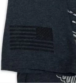 US Navy 'Distressed Logo' Men's T-Shirt -Fashion-Military Uniform us navy distressed eagle logo shirt sleeve