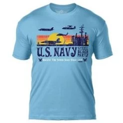US Navy Steel Beach Party Men's Premium T-Shirt