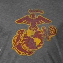 USMC Eagle Globe And Anchor 'Distressed' Men's T-Shirt 9 USMC Eagle Globe And Anchor 'Distressed' Men's T-Shirt -Fashion-Military Uniform usmc distressed ega t shirt 1