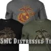 USMC Eagle Globe And Anchor 'Distressed' Men's T-Shirt