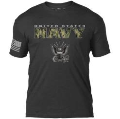 USN Camo Text T-Shirt