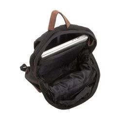 Vintage Canvas Teardrop Backpack W/ Leather Accents -Fashion-Military Uniform vintage backpack w leather accents 6