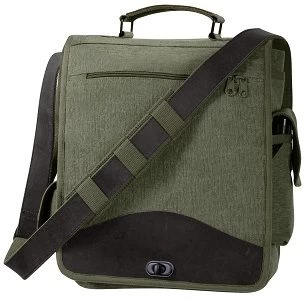 Stone Washed Vintage M51 Classic Messenger Bag W/Leather Accents 1 Stone Washed Vintage M51 Classic Messenger Bag W/Leather Accents