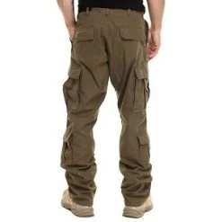 Russet Brown Vintage Paratrooper Fatigue Pants -Fashion-Military Uniform vintage paratrooper pants russet brown 2